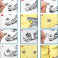 Handheld Button Pliers with 100 Buttons