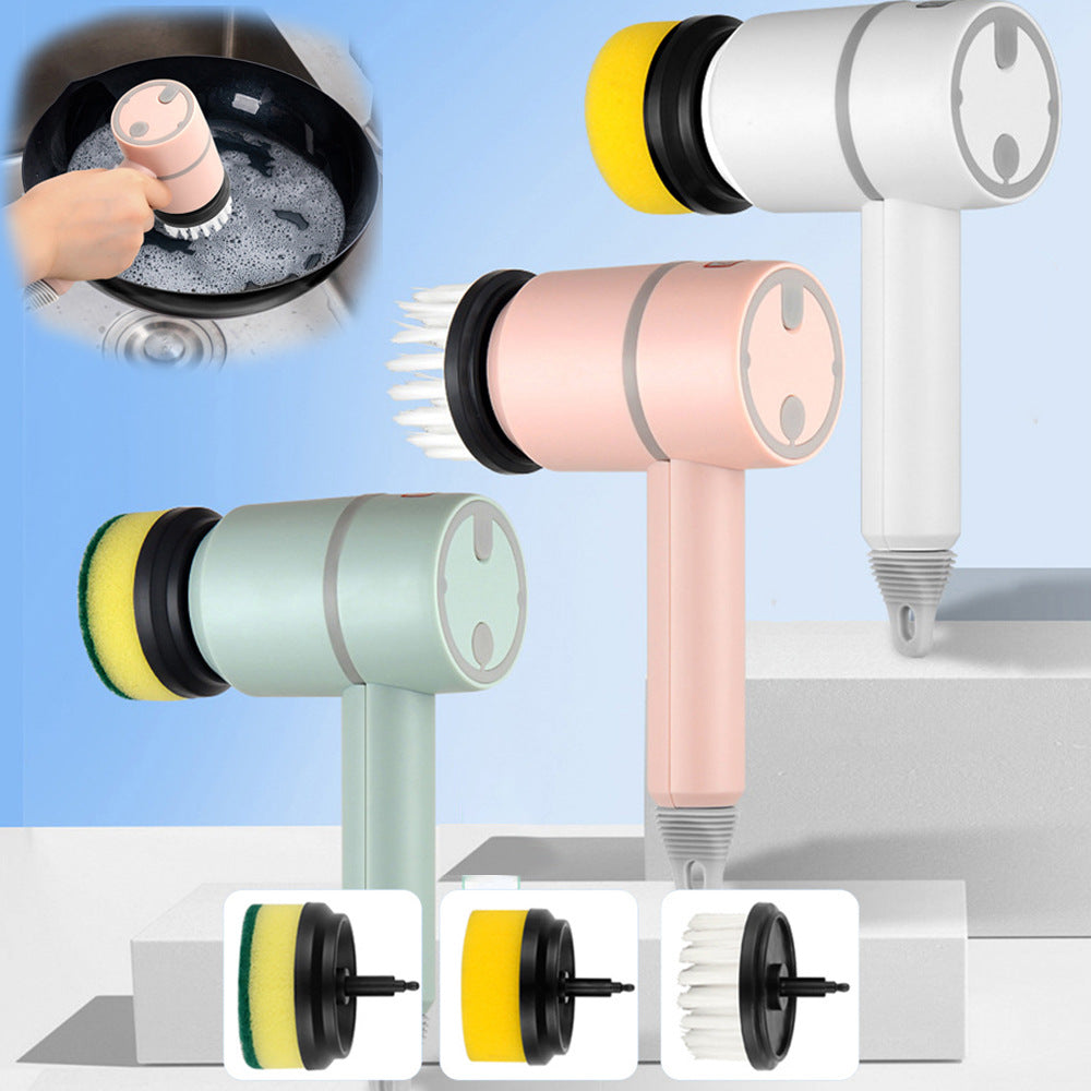 Multifunctional Electric Kitchen Bathroom Sink Cleaning Brush
