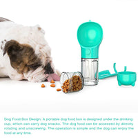 Portable 5 in 1 Pet Water Bottle Feeder Bowl Garbage Bag
