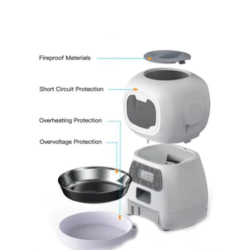 Smart APP Pet Feeder Cat Dog Food Automatic Dispenser